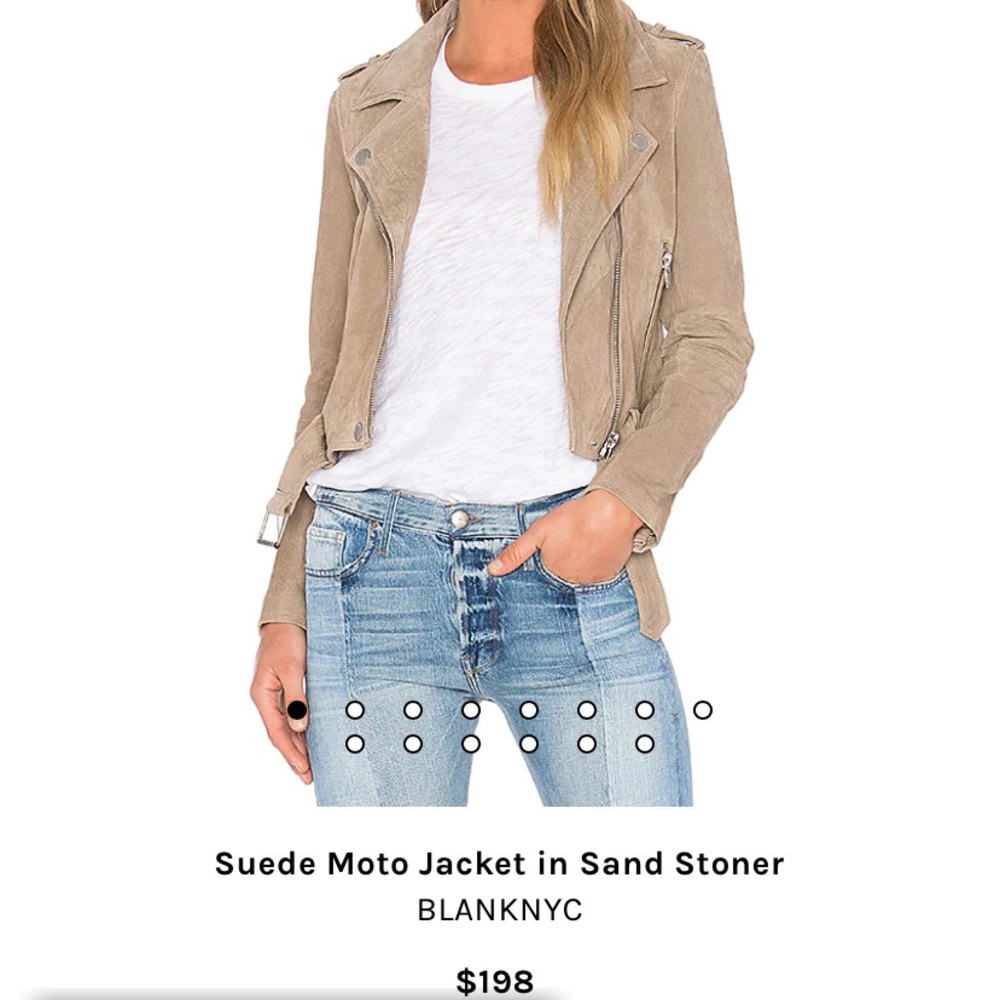 BLANKNYC Suede Moto Jacket